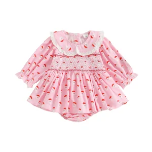 Toddler Girl Christmas Romper