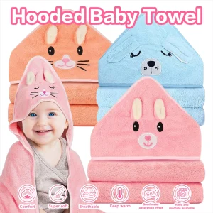 Hooded Baby Bath Towel